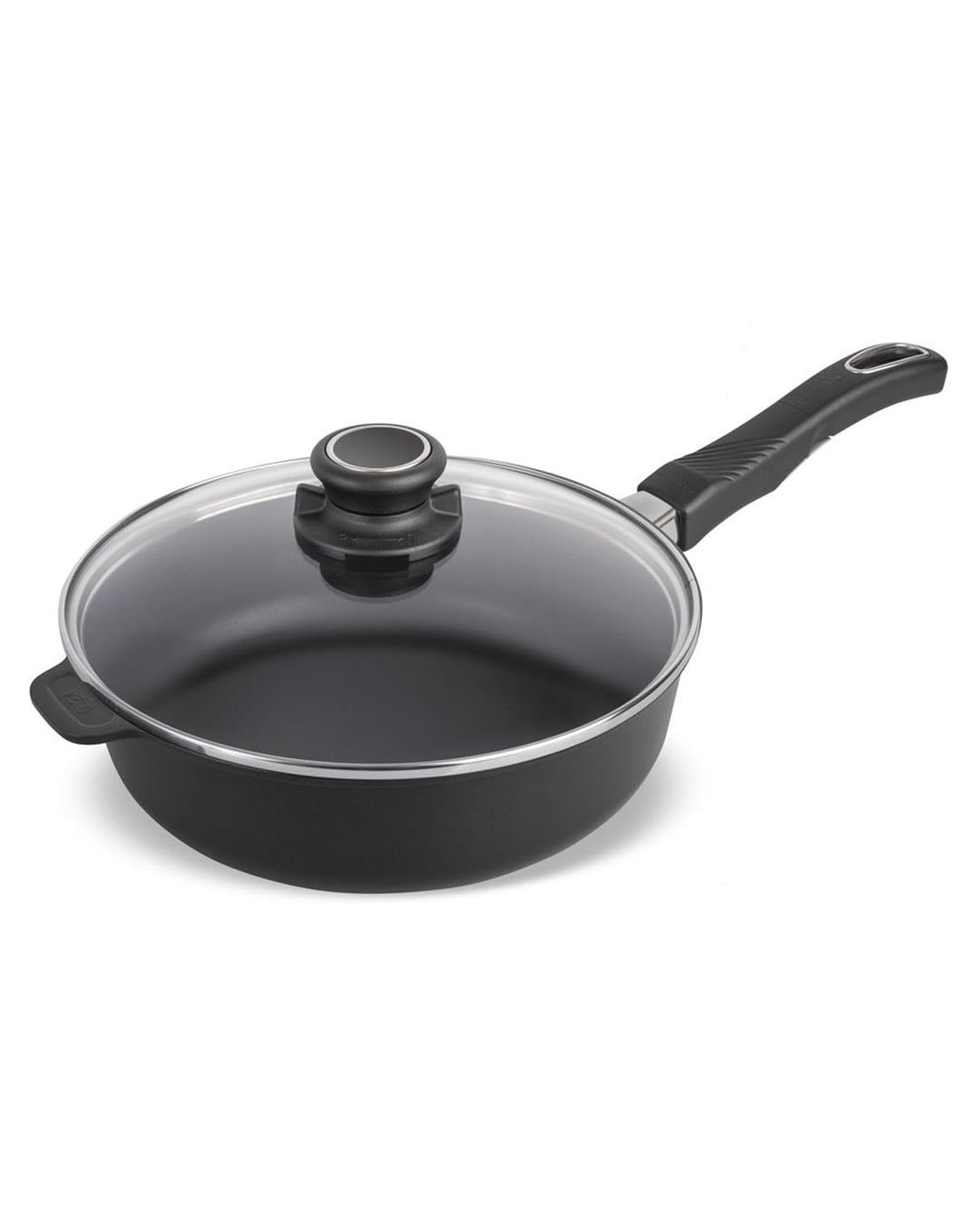 Set Original Gundel GUSS-BRATPFANNE mit Deckel, INDUKTION hoch, Ø 24 cm, Höhe 7,5 cm, BIOTAN-Oberflä