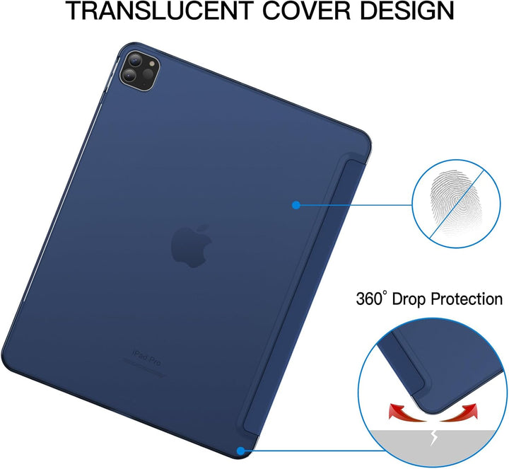 JETech Hülle für iPad Pro 12,9 Zoll (6./5. Generation, Modell 2022/2021), Unterstützung Pencil Aufla