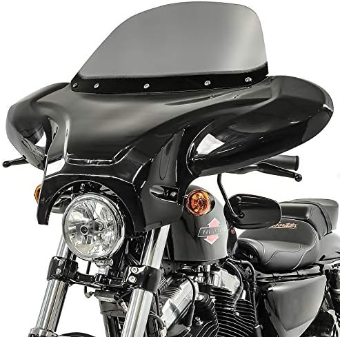 Batwing Windschild für Honda Shadow VT 125 C Verkleidung rauchgrau