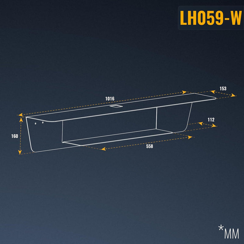 RICOO Soundbar Wandhalterung Universal Lautsprecherwandhalterung LH059-W Lautsprecher Halterung 101