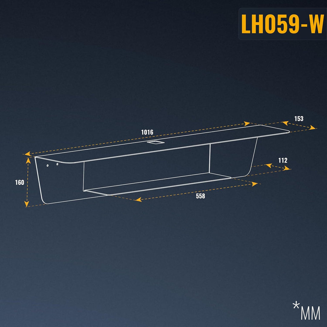 RICOO Soundbar Wandhalterung Universal Lautsprecherwandhalterung LH059-W Lautsprecher Halterung 101