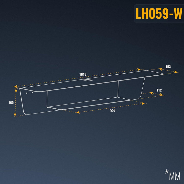 RICOO Soundbar Wandhalterung Universal Lautsprecherwandhalterung LH059-W Lautsprecher Halterung 101