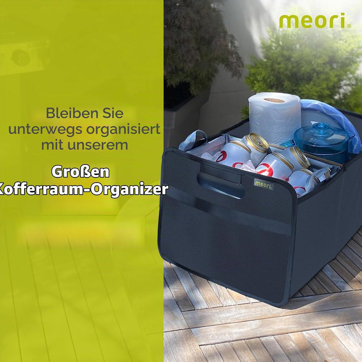meori Aufbewahrungsbox faltbar Traglast 30 kg - 50cm 32cm 27.5cm Grösse L - Marine Blau Box Marine,