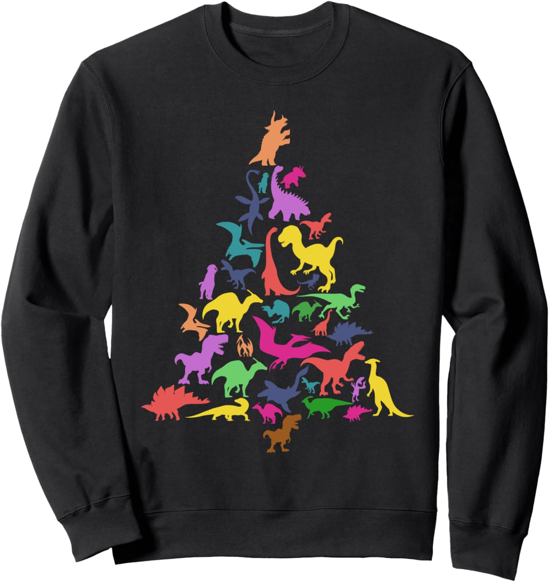Süsser Paläontologen Xmas Kostüm Dinosaurier Weihnachtsbaum Sweatshirt