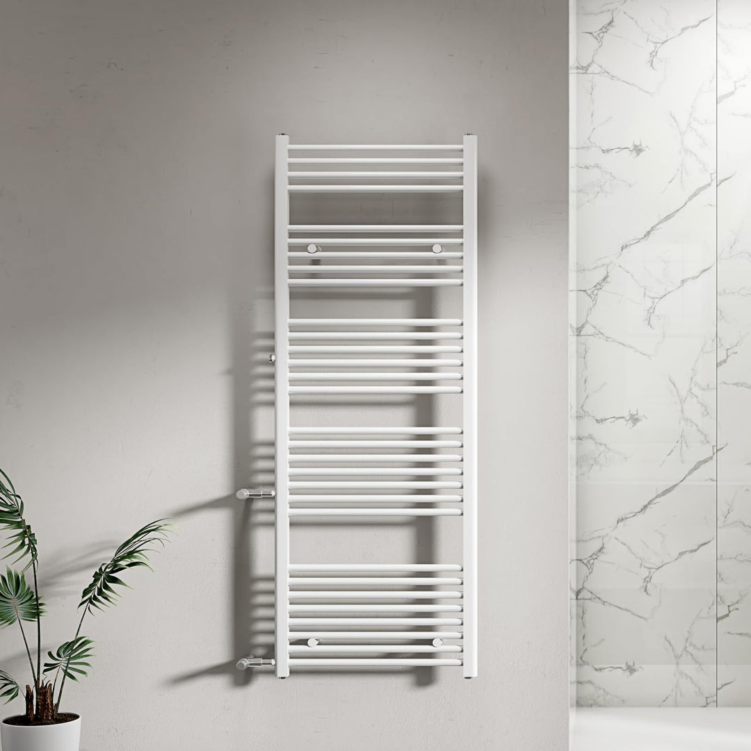 WITEN&amp;NOCK Badheizkörper 1600x 500 mm 654Watt Designheizkörper Heizkörper Seitenanschluss Nabenabsta