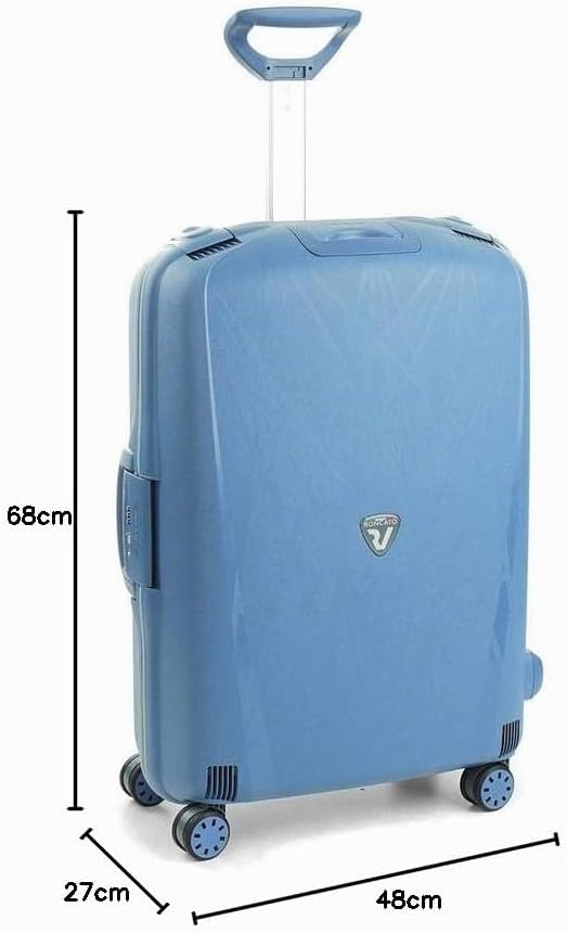 RONCATO Light Hartschalen Koffer Trolley medium Blau, Blau