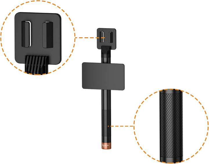 comica HR-WM Interview Handheld-Adapter für Rode Wireless GO/BoomX-D/D Pro/BoomX-U Wireless Lavalier