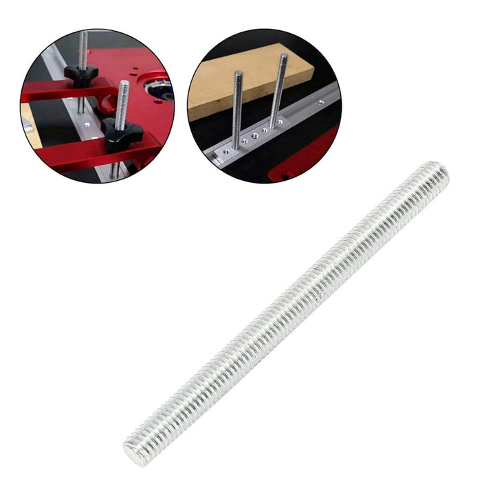 Jeanoko 10 Stück M8 Gewindestange M8 * 100 mm Aussengewindestange aus Aluminiumlegierung für die Hol