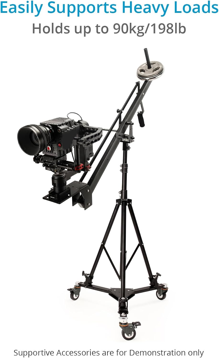 PROAIM Heavy Duty Jib Stand for Camera Jib Crane with 33mm Diameter Mounting Tube. Telescopic Height