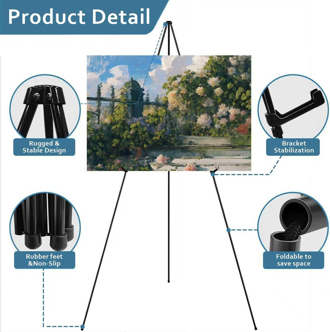 Künstler Staffelei Stand, 160cm Verstellbares Stativ Tisch Kunst Leinwand Malerei Display, Portable