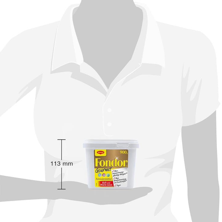 MAGGI Professional Fondor Gourmet Feinwürzmittel o.k.A., 1er Pack (1 x 900g) Maggi Fondor Gourmet 90