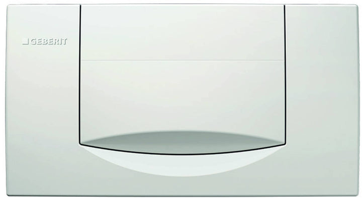 Geberit 115222111 Betätigungsplatte 200F für Betätigung von vorne, weiss Single, Single