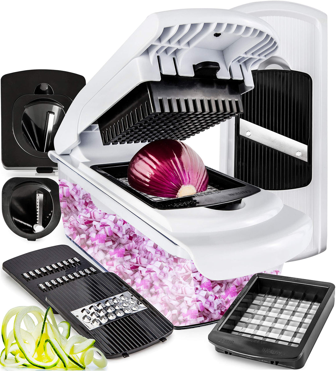 Gemüseschneider Mandoline Gemüsehobel - Gemüse Schneider Gurkenhobel Zwiebelschneider Kartoffelschne