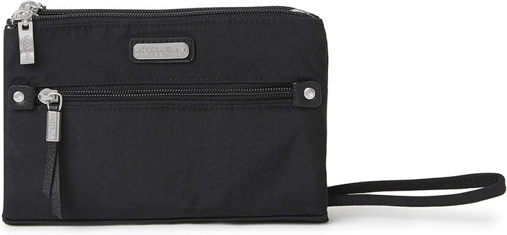Baggallini Damen New Classic Small Crossbody Bag Subway Umhängetasche klein, Einheitsgrösse Schwarz,