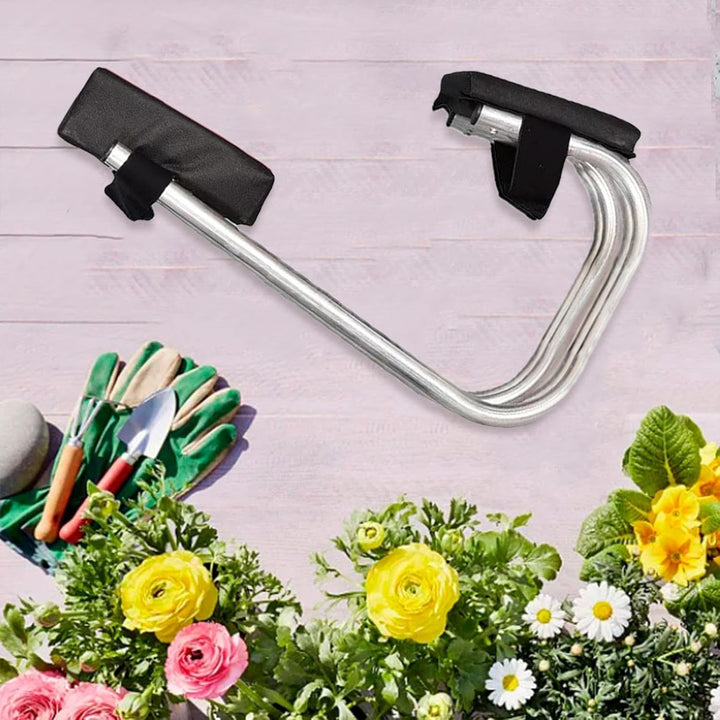 Tragbarer Kniehocker für die Gartenarbeit, Gartenkniehocker und Sitz für Senioren - Verstellbare tra