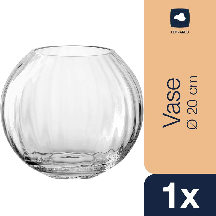 LEONARDO HOME Kugelvase POESIA 17,5 cm, 038940, Glas