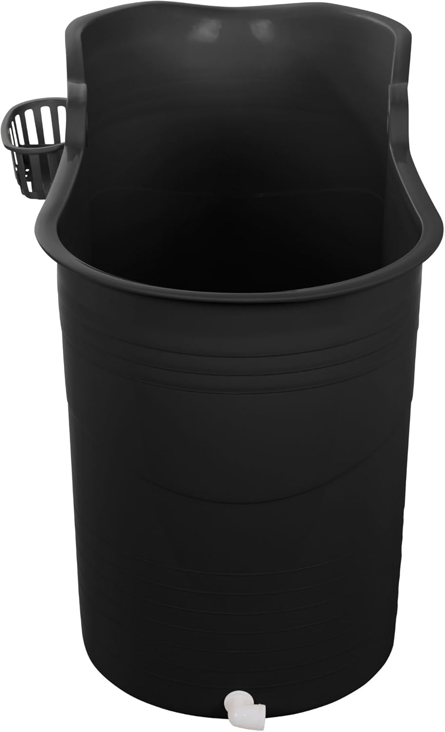 HelloBath® Mobile Badewanne XL 122x56x64 cm für Erwachsene | Tragbare Sitzbadewanne mit Abdeckhaube,