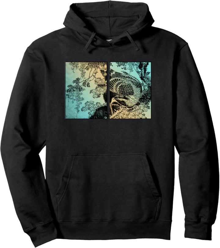 Japanischer Kunstdruck Hokusai Holzschnitt Japanischer Pullover Hoodie