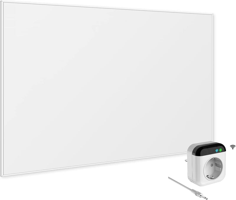 VIESTA® Infrarot Wandheizung mit Thermostat [FERNBEDIENUNG + WIFI STEUERUNG] – Infrarotheizung Wandm