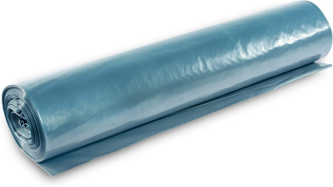 Funny LDPE-Regenerat Müllsäcke, blau, gerollt, 120 l, Typ 100, 1er Pack (1 x 150 Stück) Single, Sing