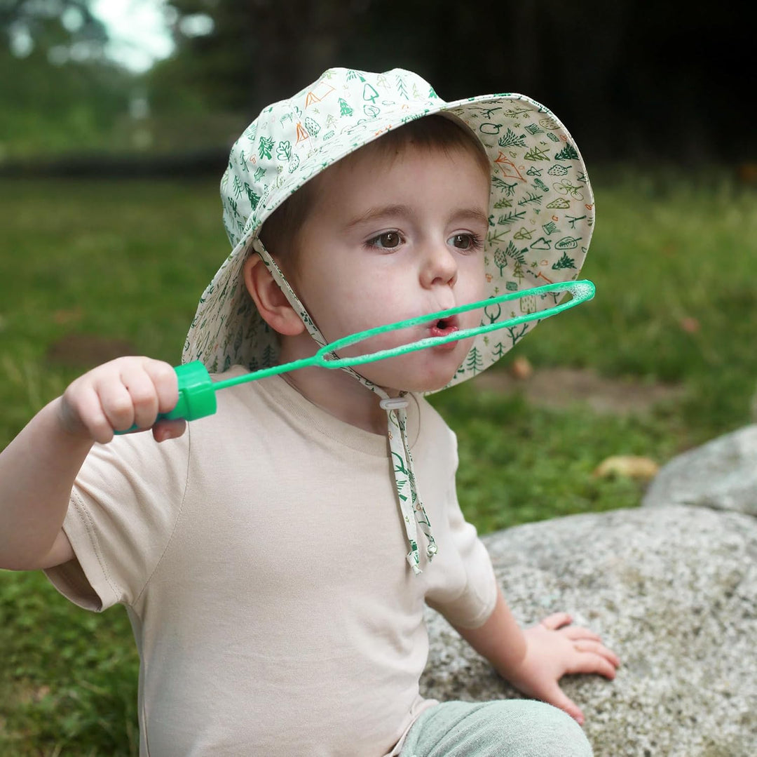 Jan &amp; Jul Baby - Jungen Sonnenhut Bucket 5-12 Jahre Camp Grove, 5-12 Jahre Camp Grove