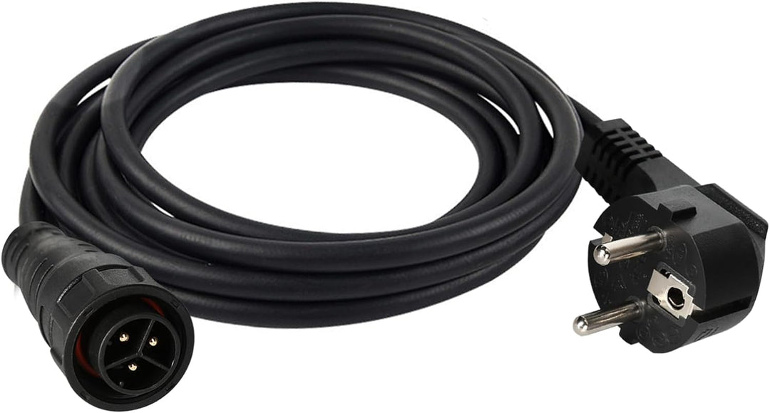 DEWIN AC-Kabel, 10m 3 x 1,5 mm² Solar-Photovoltaik-Mikro-Wechselrichter AC-Netzkabel EU-Stecker für