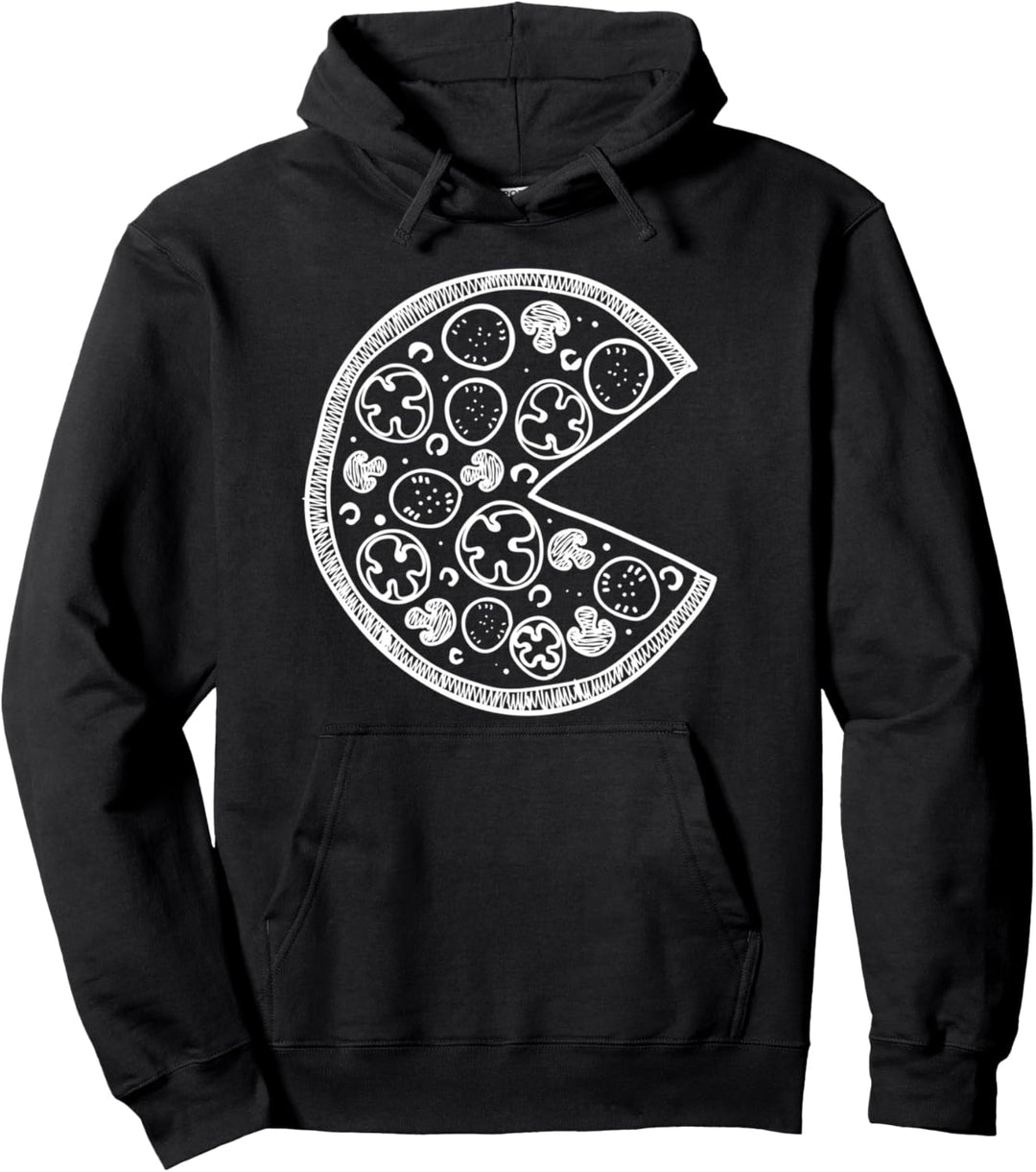 Pizza Teil 1 Valentinstag Paar Mann Beste Freunde Partner Pullover Hoodie