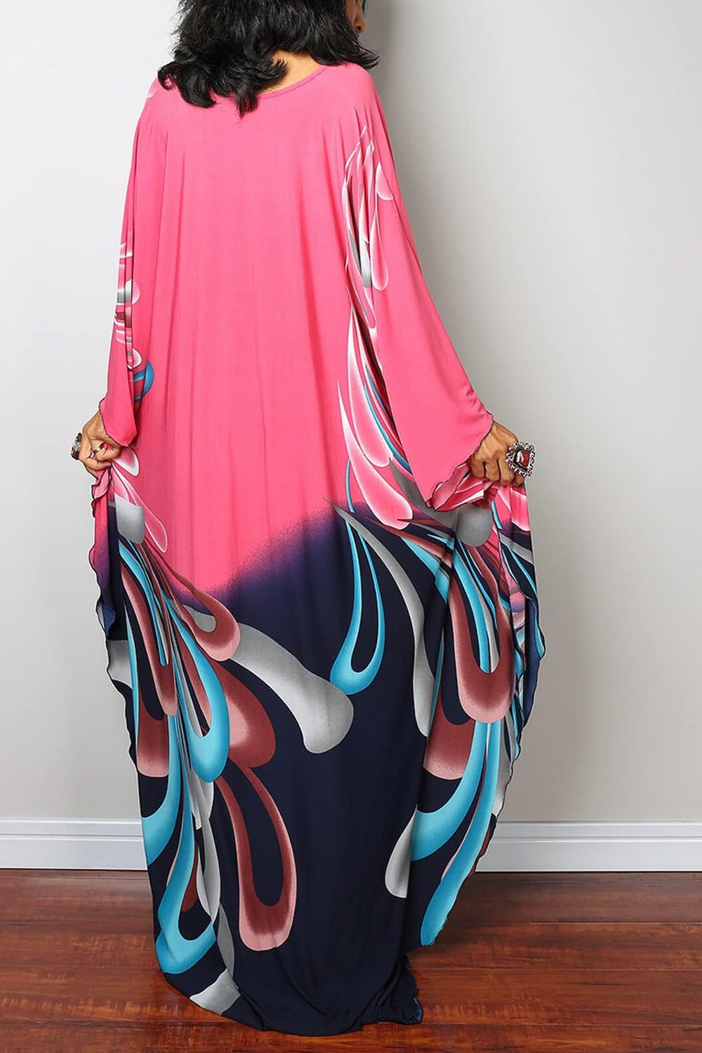 YouKD Frauen Sommer Lange Kaftan Maxi Bohemian Kleid Strand Vertuschungen Bikini Robe Loungewear One
