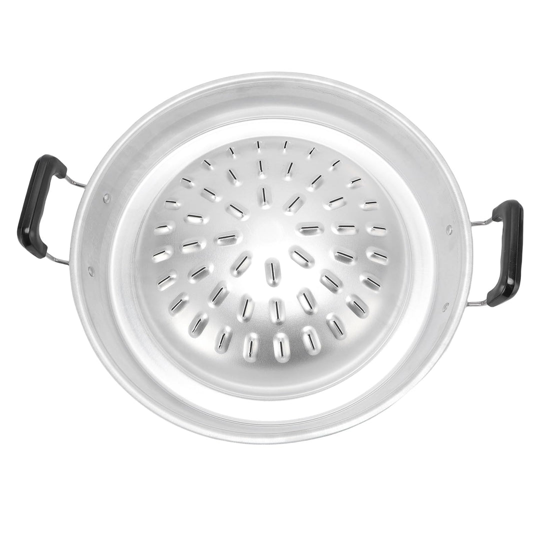 Thai Korean BBQ Grill Pfanne, 2 in 1 Sogar Heizung Heisstopf Grill Holzkohlewanne Eisen -Grillschale