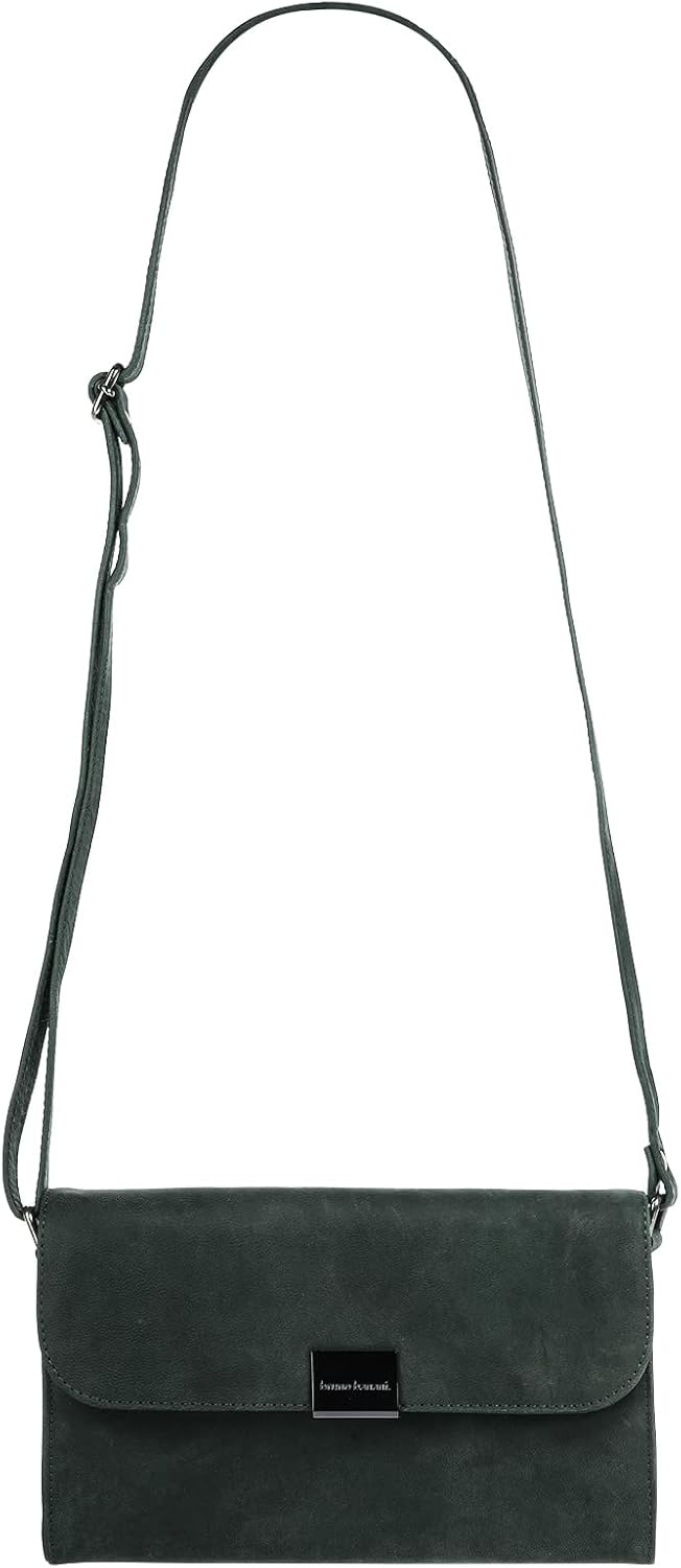 bruno banani Umhängetasche Echt Leder Damen | | 021155 Grün, Gr&#xFC;n