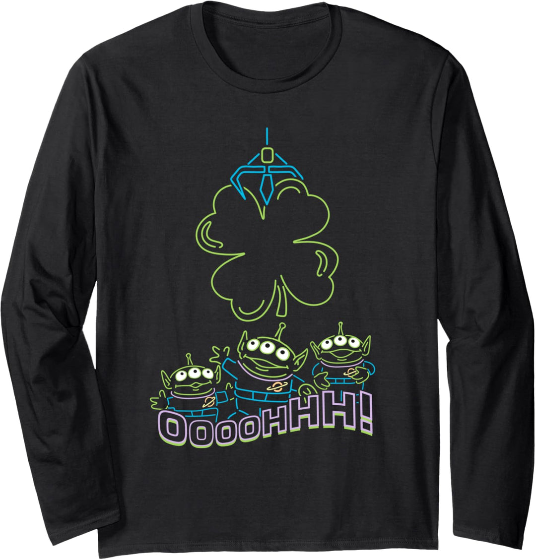 Disney PIXAR Toy Story Aliens Clover Claw St. Patrick's Day Langarmshirt
