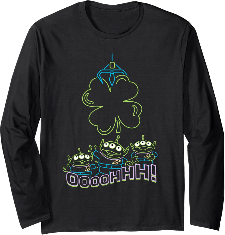 Disney PIXAR Toy Story Aliens Clover Claw St. Patrick's Day Langarmshirt