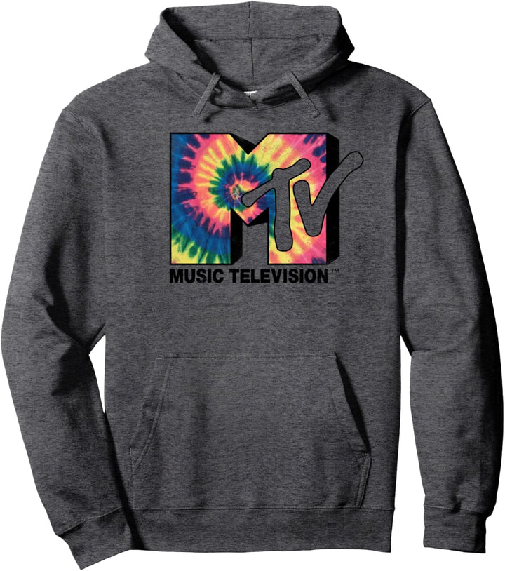 MTV Tye Die Retro Logo Pullover Hoodie