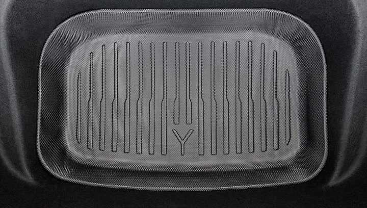 TLECTRIC Kabelfach Kofferraummatte Hinten für Tesla Model Y Wasserdicht Hoher Rand Kabelfach Kofferr