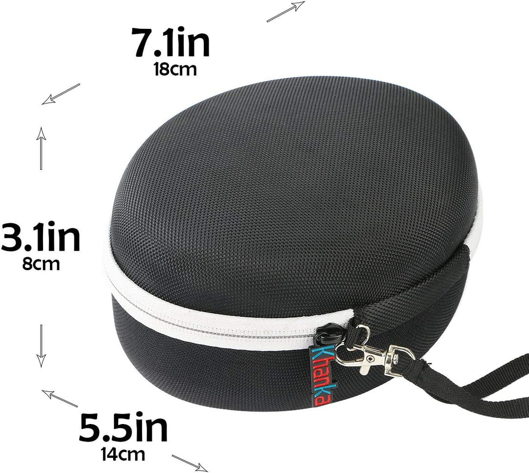 Khanka Hart Kopfhörer Tasche Für OneOdio DJ Kopfhörer Over-Ear Headset, Nur Tasche (Weiss Reissversc