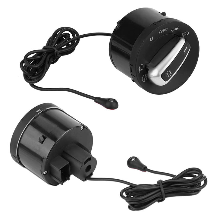 Scheinwerfer Schalter mit Lichtsensor Modul, Aramox Auto Scheinwerferlampen Steuerungsschalter Licht