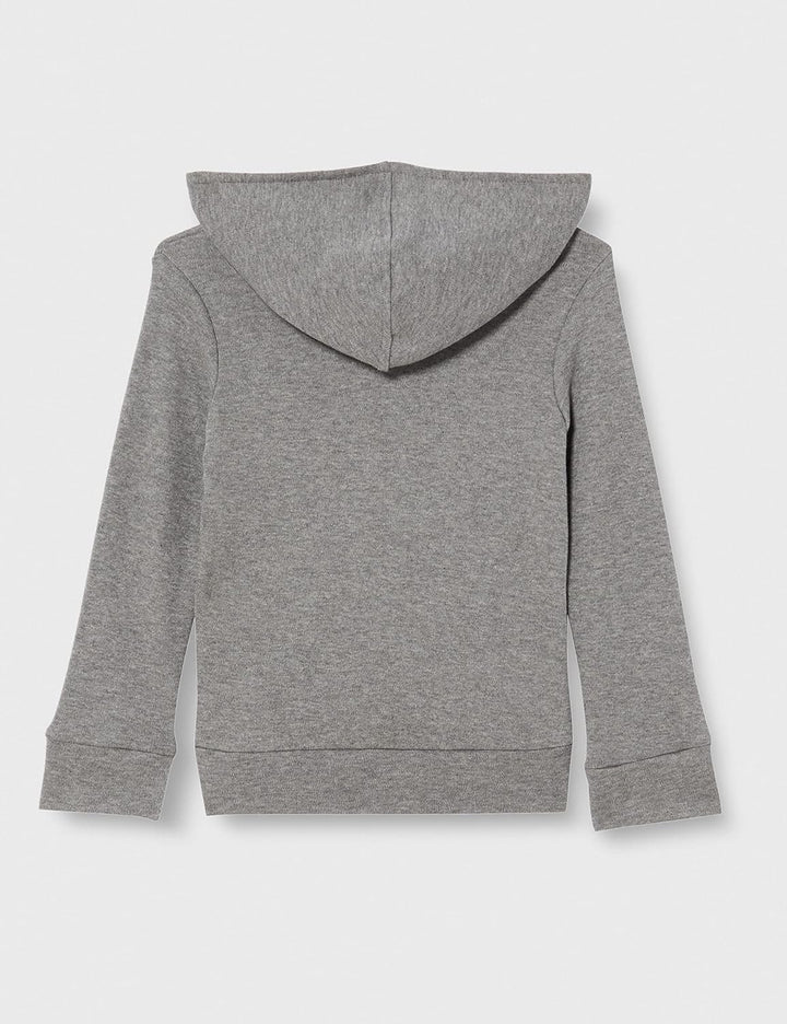 loud + proud Unisex Kinder Kapuzenjacke, GOTS Zertifiziert Jacke 62-68 Grau, 62-68 Grau