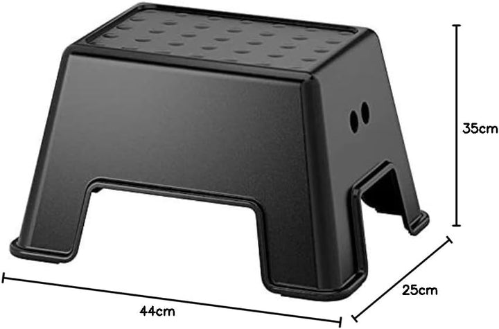 Tritthocker Bolmen Rutschfester Badezimmerhocker 44x35x25cm - für Kinder und Erwachsene geeignet - s