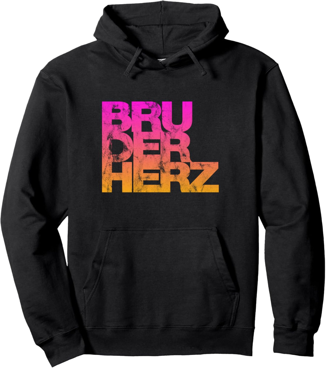 Schöne Idee für deinen Bruder. BRUDERHERZ Pullover Hoodie