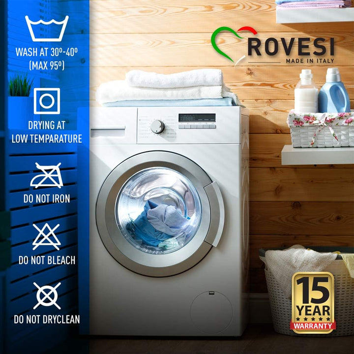 Wasserdichter Matratzenbezug ROVESI, EIN zertifiziertes Produkt Italienischer Handwerker, Äusserst s