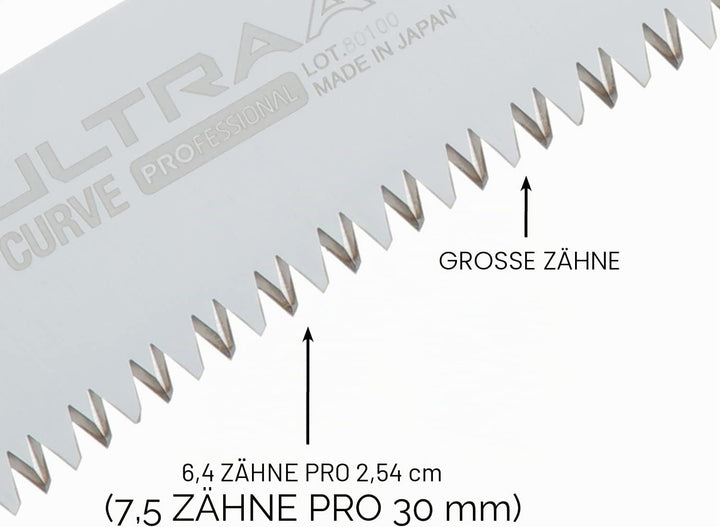 Silky Ultra Accel Curve 240mm – Klappsäge mit gebogener Klinge für Oberhandarbeiten, Ultra Accel Cur