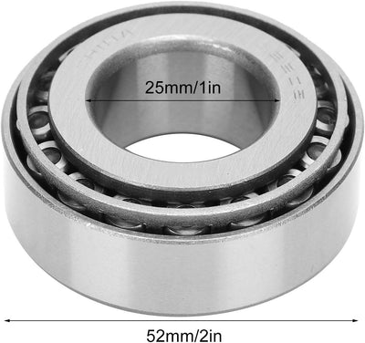 4 Satz Passend für 25-mm-Achsenanhänger Radnabenlagersatz, 32205 Lager, drehfreies Hochgeschwindigke