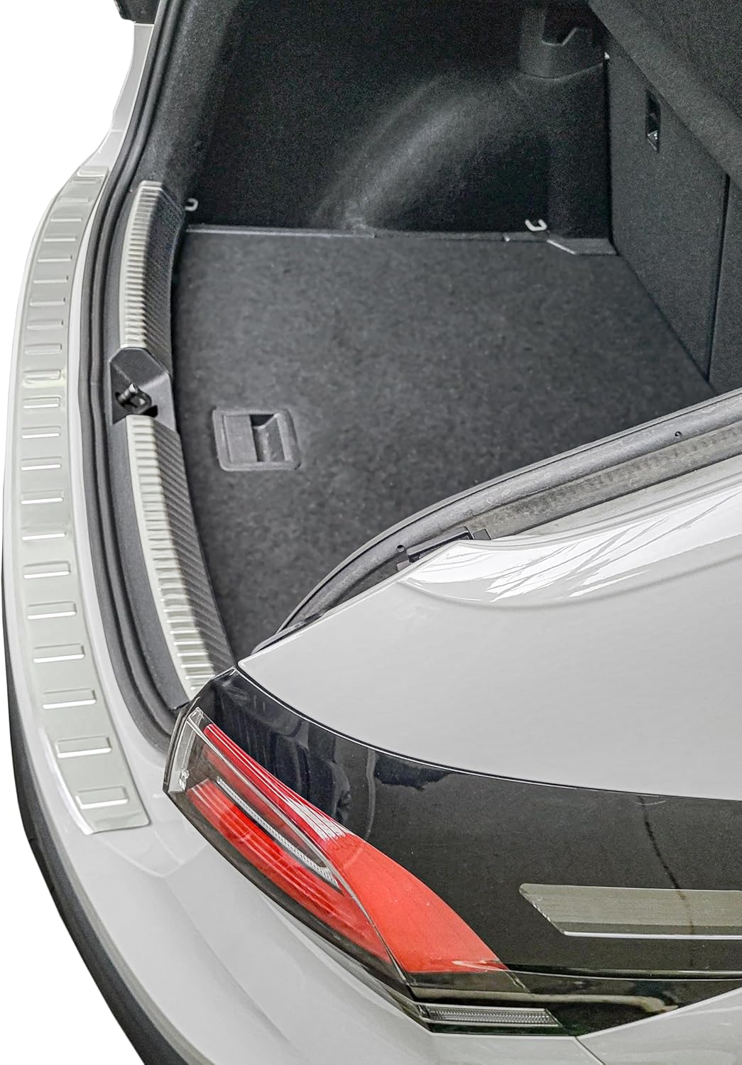 RECAMBO Ladekantenschutz Set Edelstahl kompatibel für VW Taigo | CS | BJ ab 2021 - matt gebürstet mi