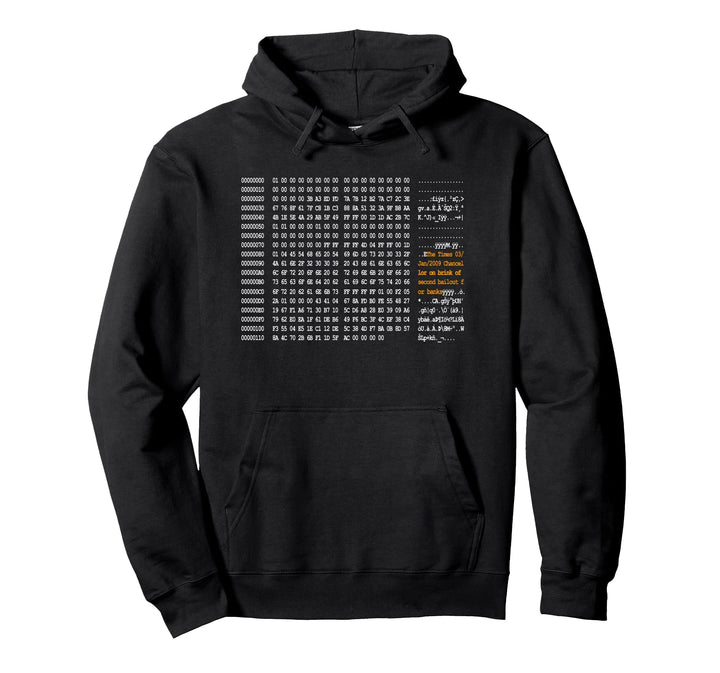 Bitcoin Genesis-Block Code Pullover Hoodie