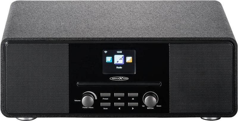 Reflexion HRA19DAB DAB-Radio mit CD-Player und Radiowecker (UKW, DAB, DAB+, Bluetooth, AUX-Eingang,