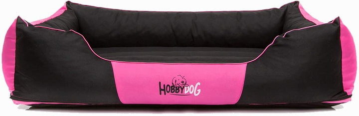 HobbyDog Hundebett Hundekorb Hundesofa für Haustier Kleine Hunde Waschbar - Comfort L - Rosa L [L 65