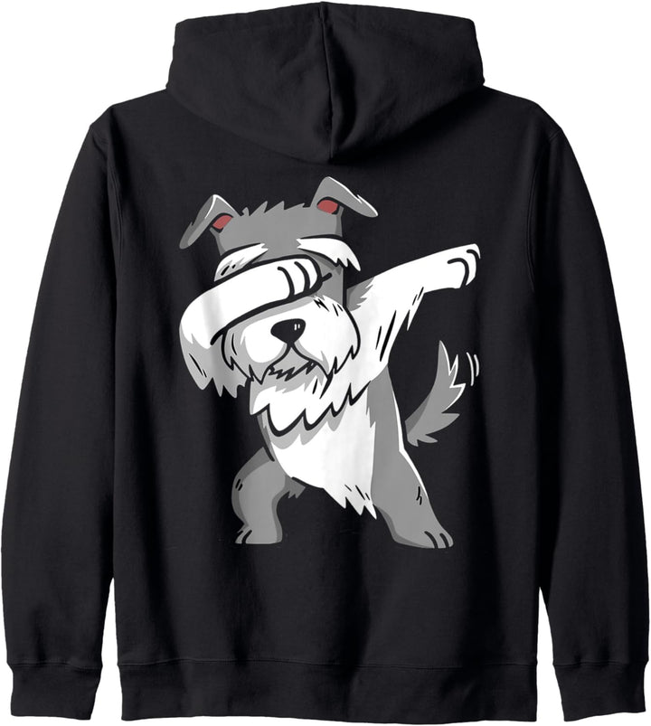 Dabbing Schnauzer Kapuzenjacke
