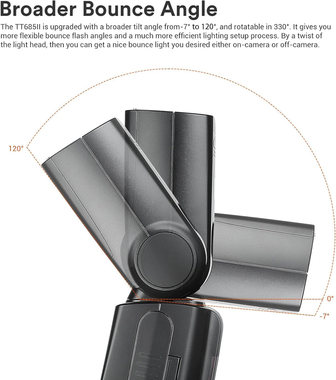 Godox TT685II-N TT685NII Speedlite TTL Blitzkamera 2.4G HSS High Speed 1/8000s GN60 Kompatibel für