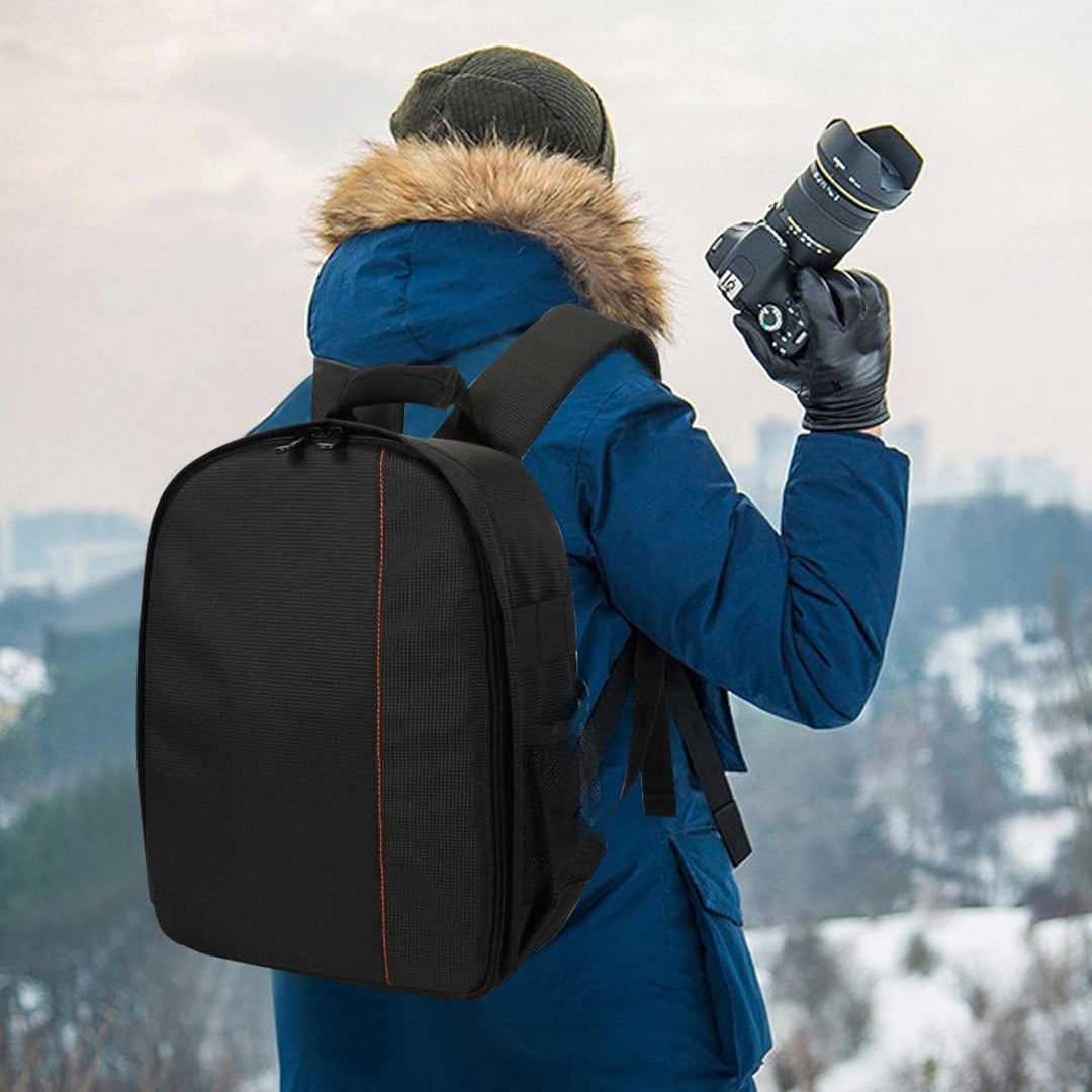 Wasserdichter Kamerarucksack | DSLR-Kamerarucksack - Fototasche Regenschutz Rucksack mit grosser Kap