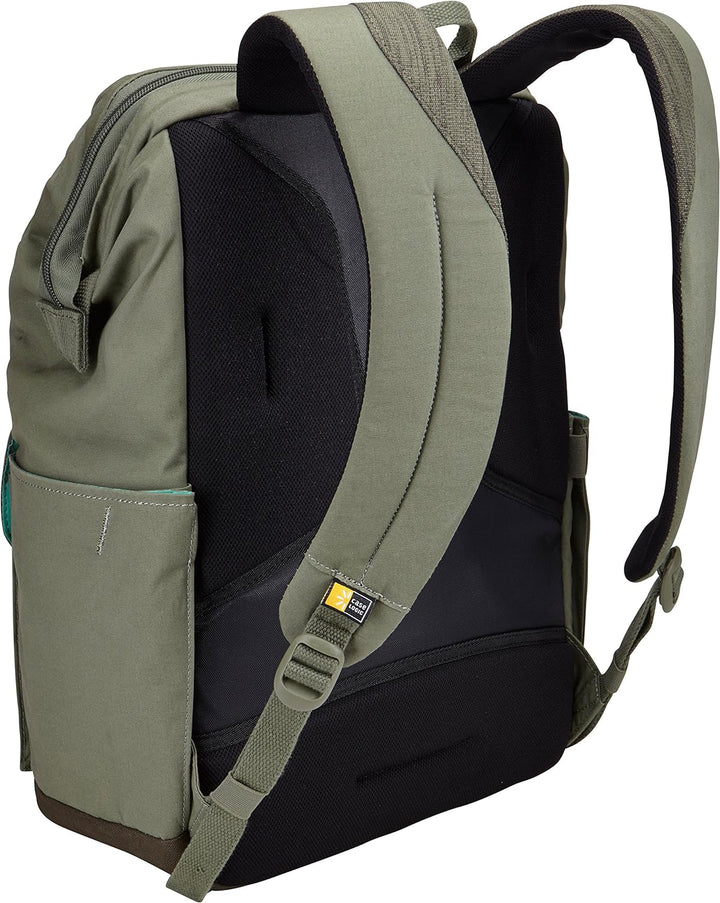 Case Logic LoDo Medium Daypack Rucksack für Notebooks bis 35,6 cm (14 Zoll) Petrol Green Petrol Gree